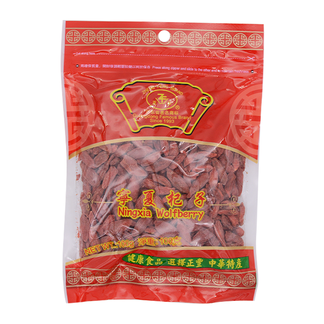 Zheng Feng Dried Ningxia Wolfberry 100g - Longdan Online Supermarket