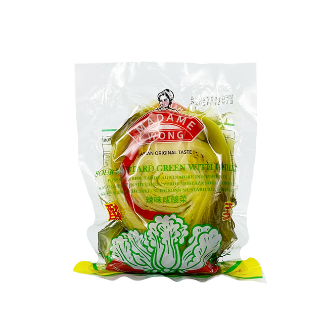 MADAME WONG Pickled Sour Mustard Green With Chilli 300g (Case 36)