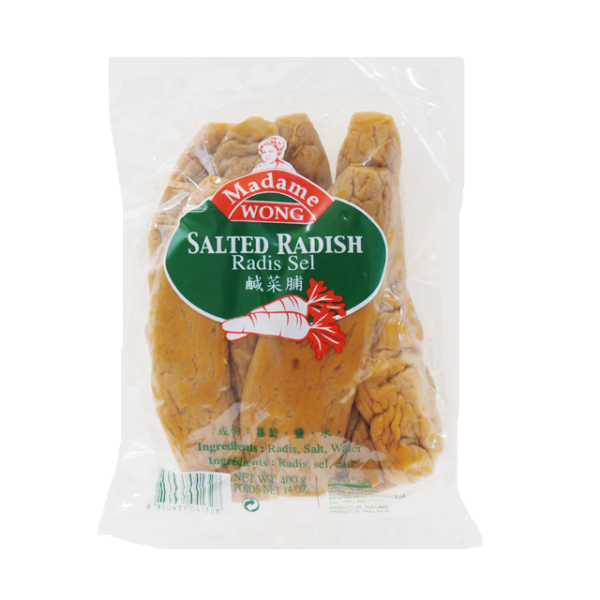 MADAME WONG Salted Radish (Whole) 400g (Case 50)