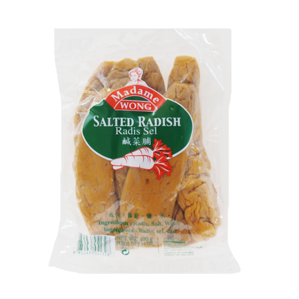 MADAME WONG Salted Radish (Whole) 400g (Case 25)