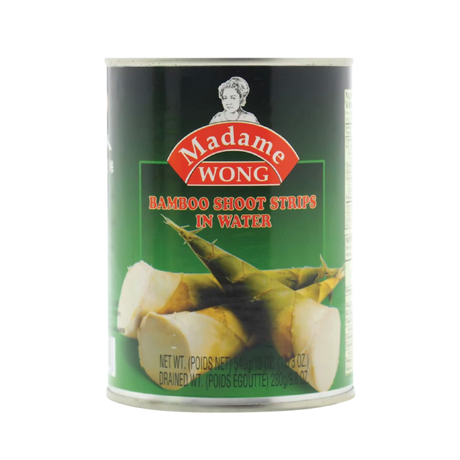 MADAME WONG Canned Bamboo Shoot Strips 540g (Case 24)