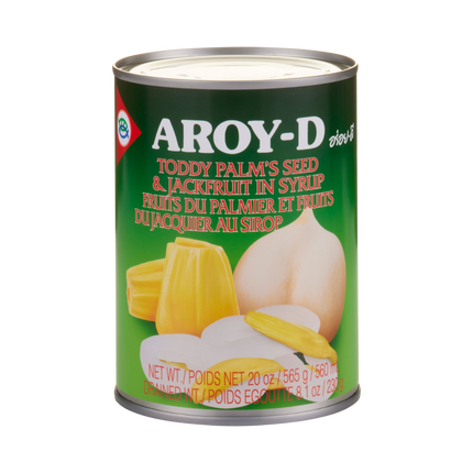 AROY-D Toddy Palm Seed & Jackfruit 565g (Case 24)