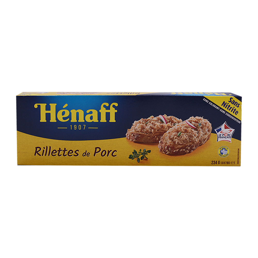 Hernaff Rillettes De Porc/ Pork Rillettes 78g - Longdan Online Supermarket