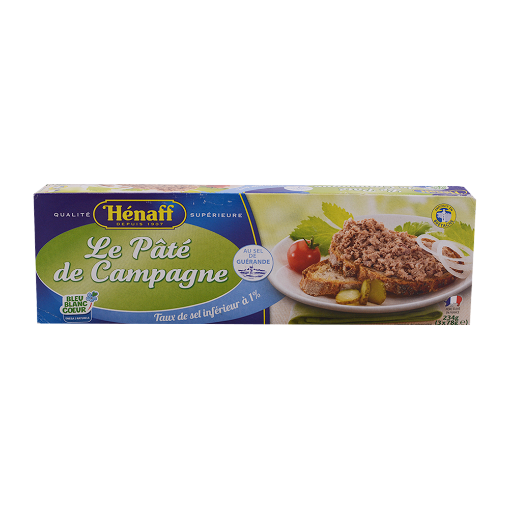 Hernaff Pate De Campagne/ Farmhouse Pate 78g - Longdan Online Supermarket