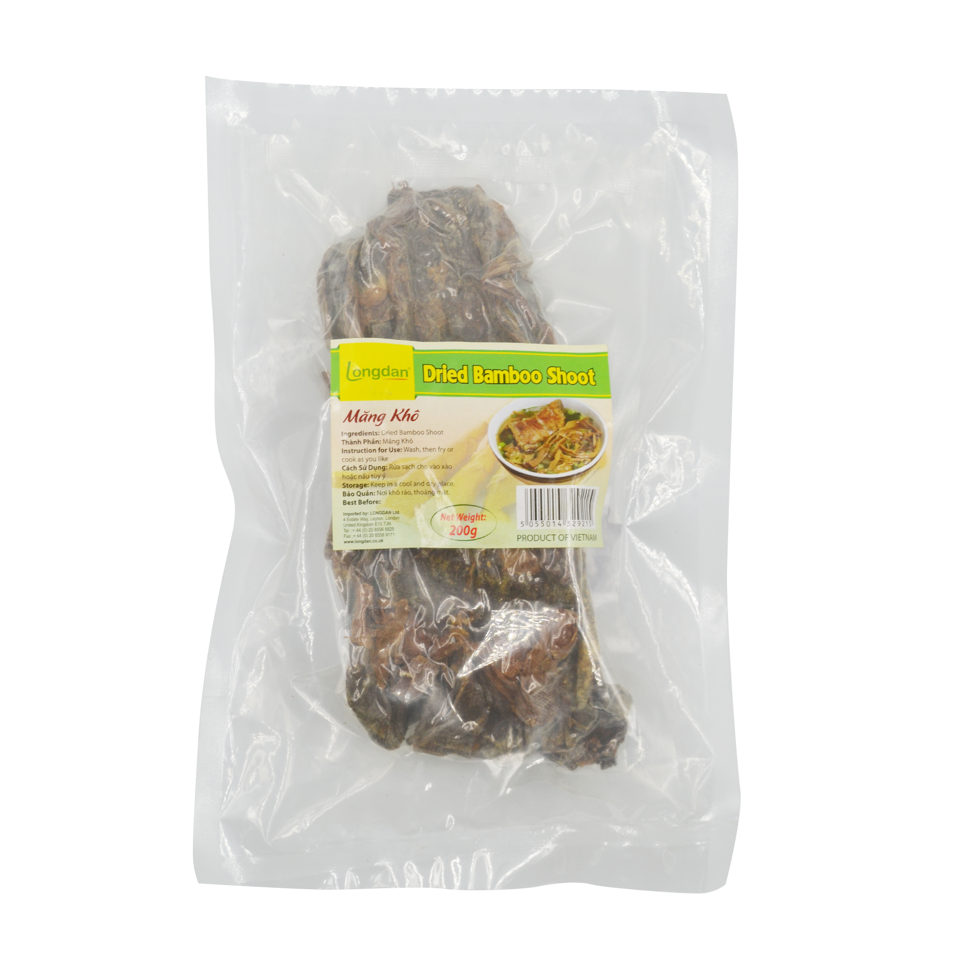 Longdan Dried Bamboo Shoot 200g (Case 25)
