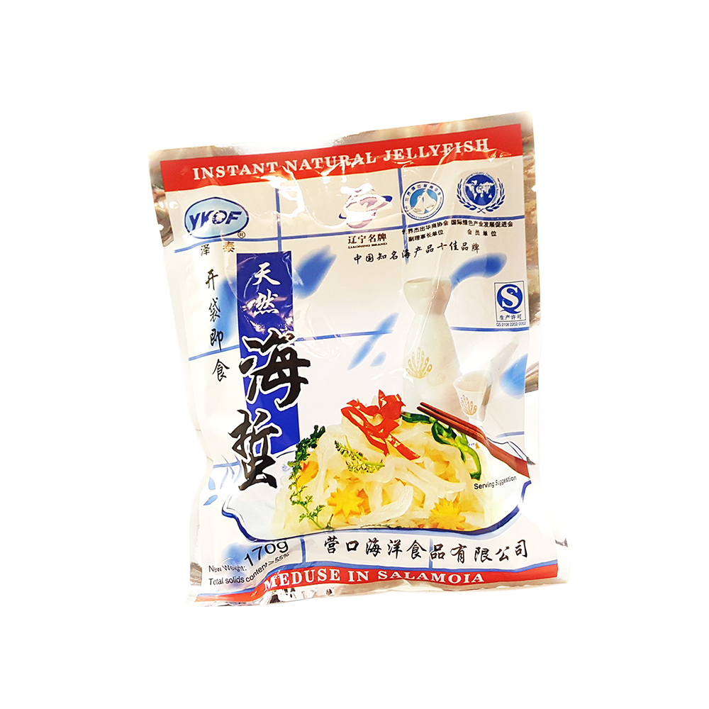 Ykof Instant Shredded Jelly Fish Spicy 170g - Longdan Online Supermarket
