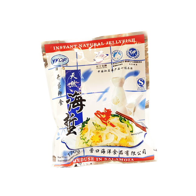 Ykof Instant Shredded Jelly Fish Spicy 170g - Longdan Online Supermarket