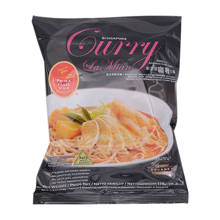 Prima Curry La Mian 178g - Longdan Online Supermarket