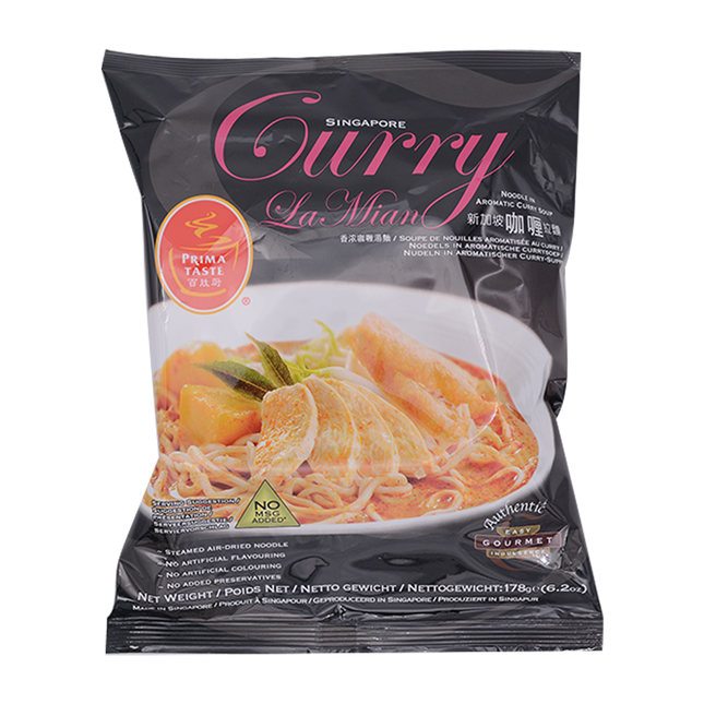 Prima Curry La Mian 178g - Longdan Online Supermarket