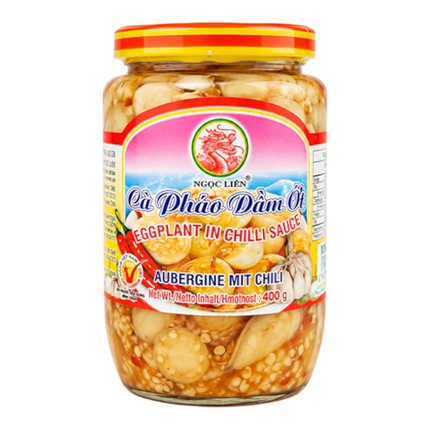 Longdan Preserved Eggplant in Chilli 400g (Case 24)