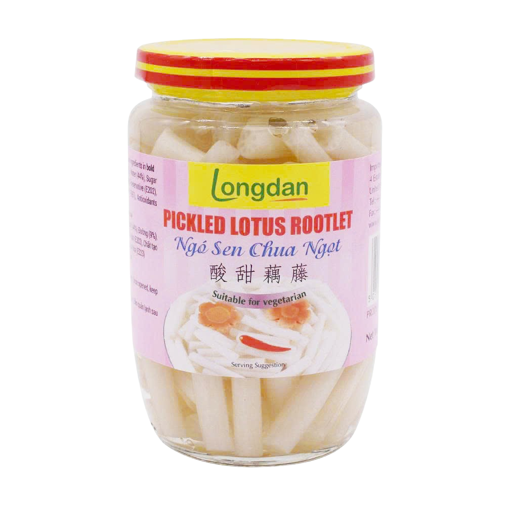 Longdan Pickled Lotus Rootlet 365g (Case 12)