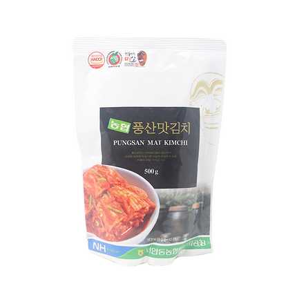 NONGHYUP Sliced Cabbage Kimchi 500g - Longdan Official
