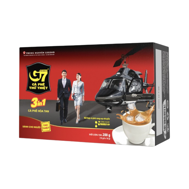 Trung Nguyen G7 Coffee 3 in 1 (Box) 288g (Case 24)