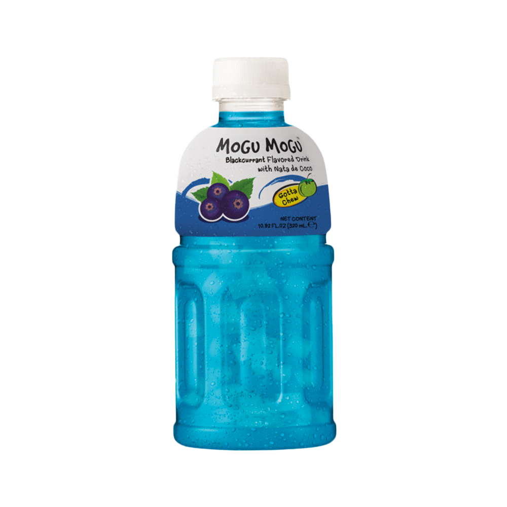 MOGU MOGU Nata De Coco Drink Blackcurrant Flavour 320ml - Longdan Official