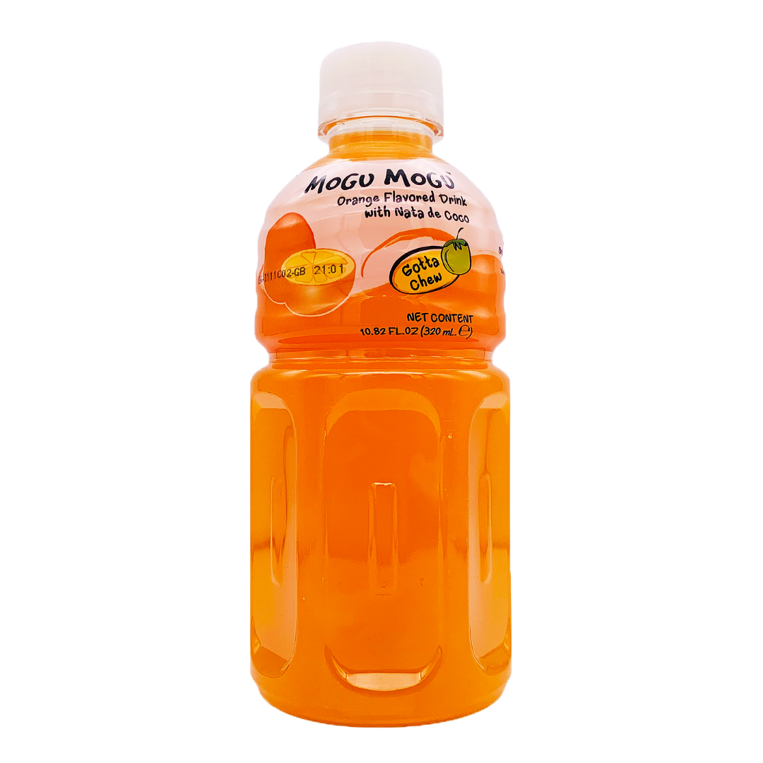 MOGU MOGU Nata De Coco Drink Orange Flavour 320ml - Longdan Official