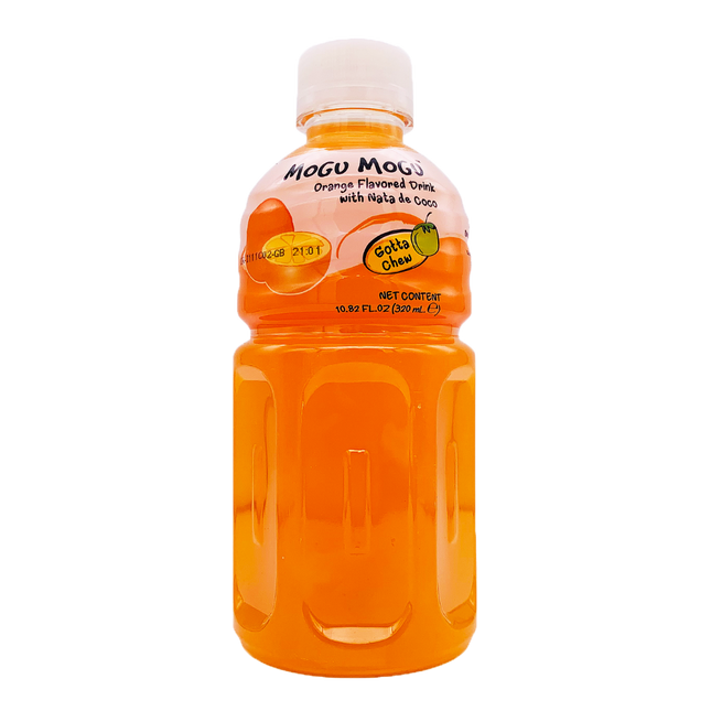 MOGU MOGU Nata De Coco Drink Orange Flavour 320ml - Longdan Official