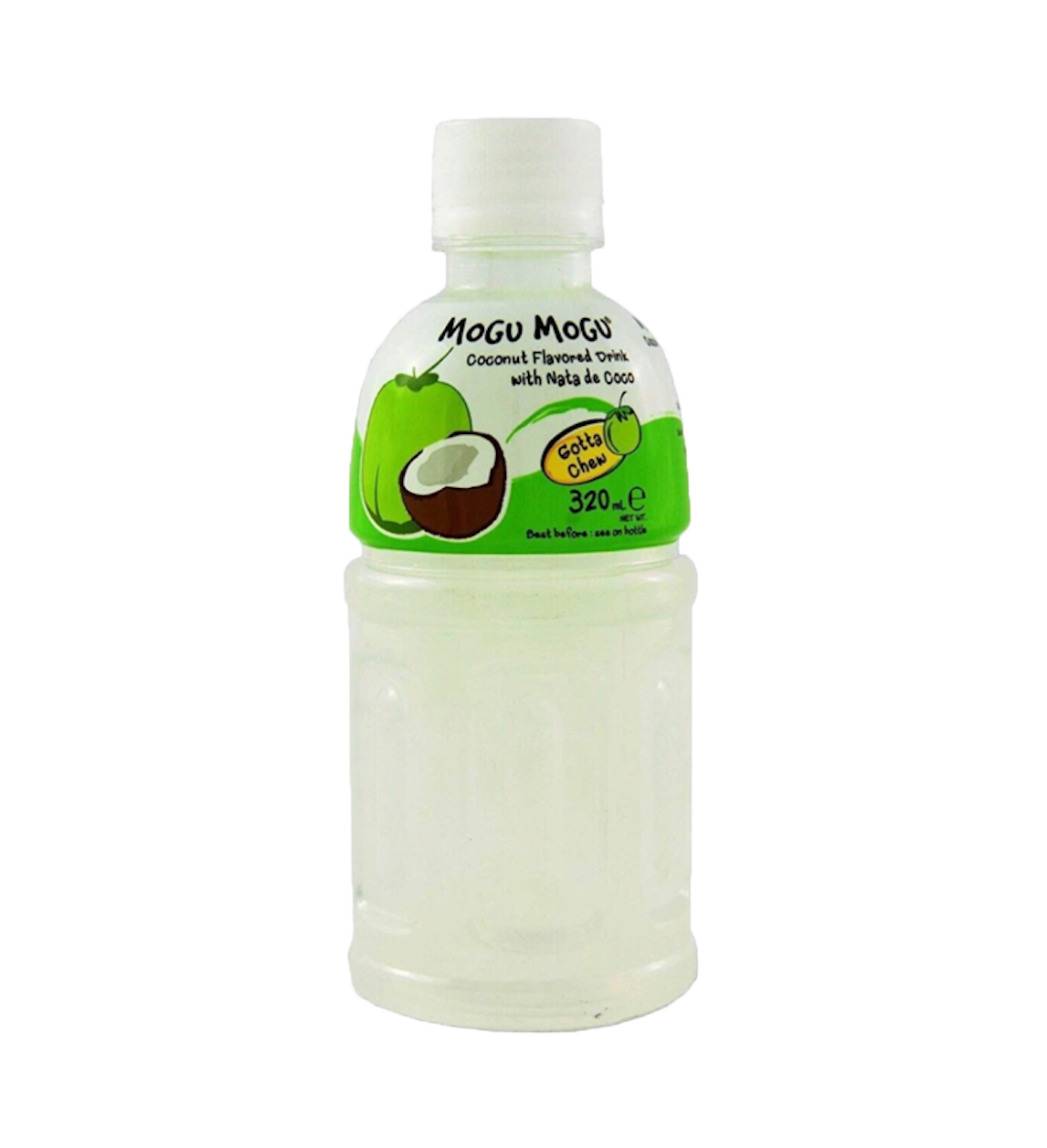 MOGU MOGU Nata De Coco Drink Coconut Flavour 320ml - Longdan Official