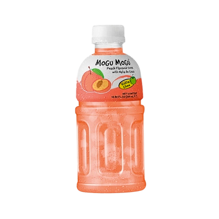 MOGU MOGU Nata De Coco Drink- Peach Flavour 320ml - Longdan Official