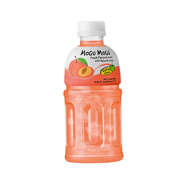 MOGU MOGU Nata De Coco Drink- Peach Flavour 320ml - Longdan Official
