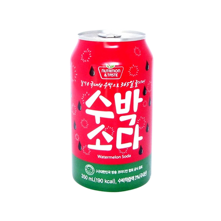 SFC Watermelon Flavoured Soda 350ml - Longdan Official