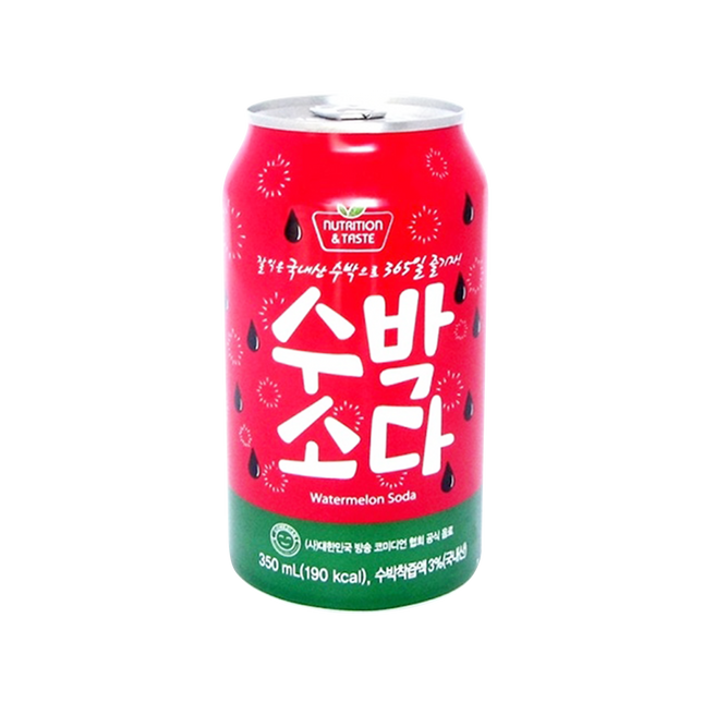 SFC Watermelon Flavoured Soda 350ml - Longdan Official
