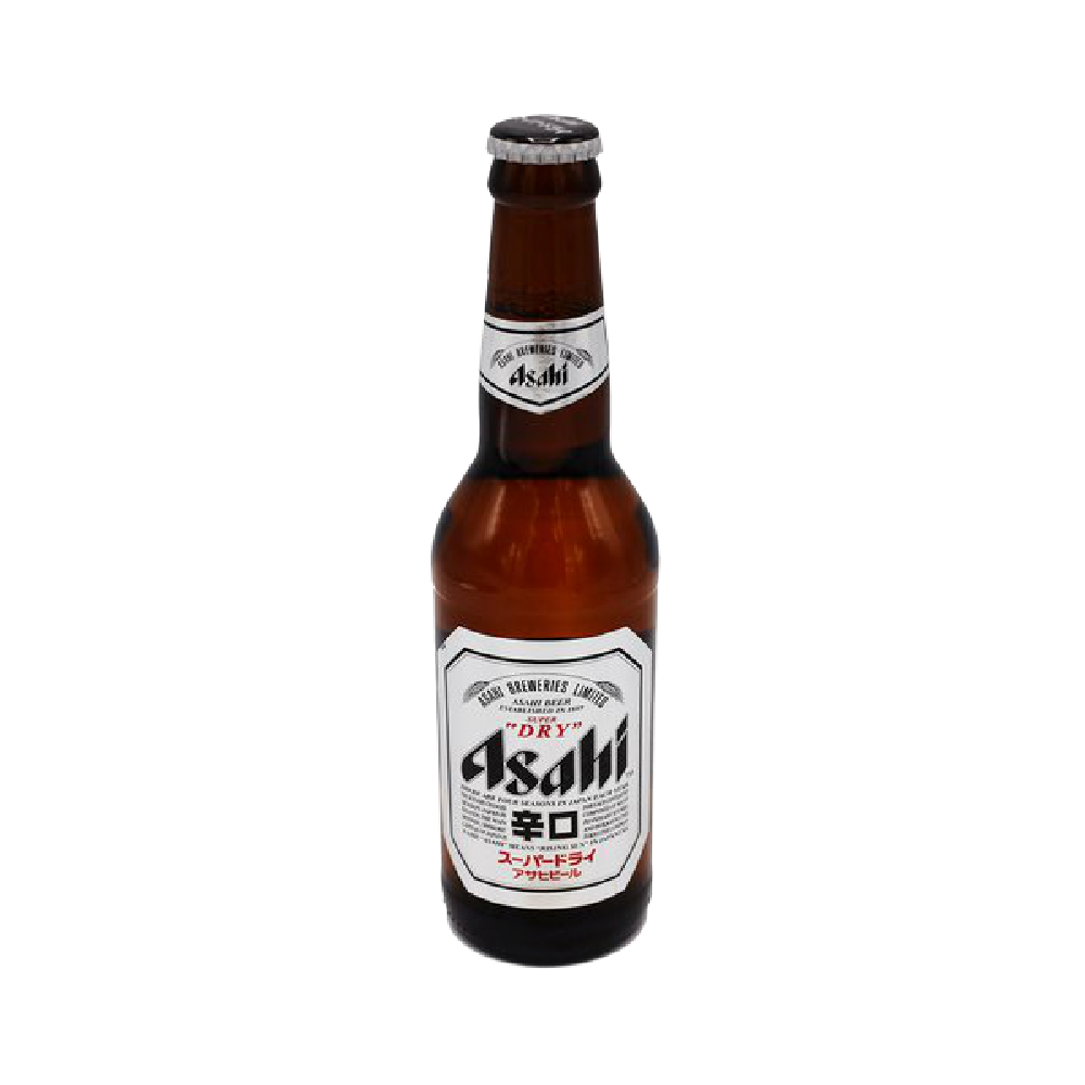 ASAHI Super Dry Beer Bottle 330ml (Case 24)