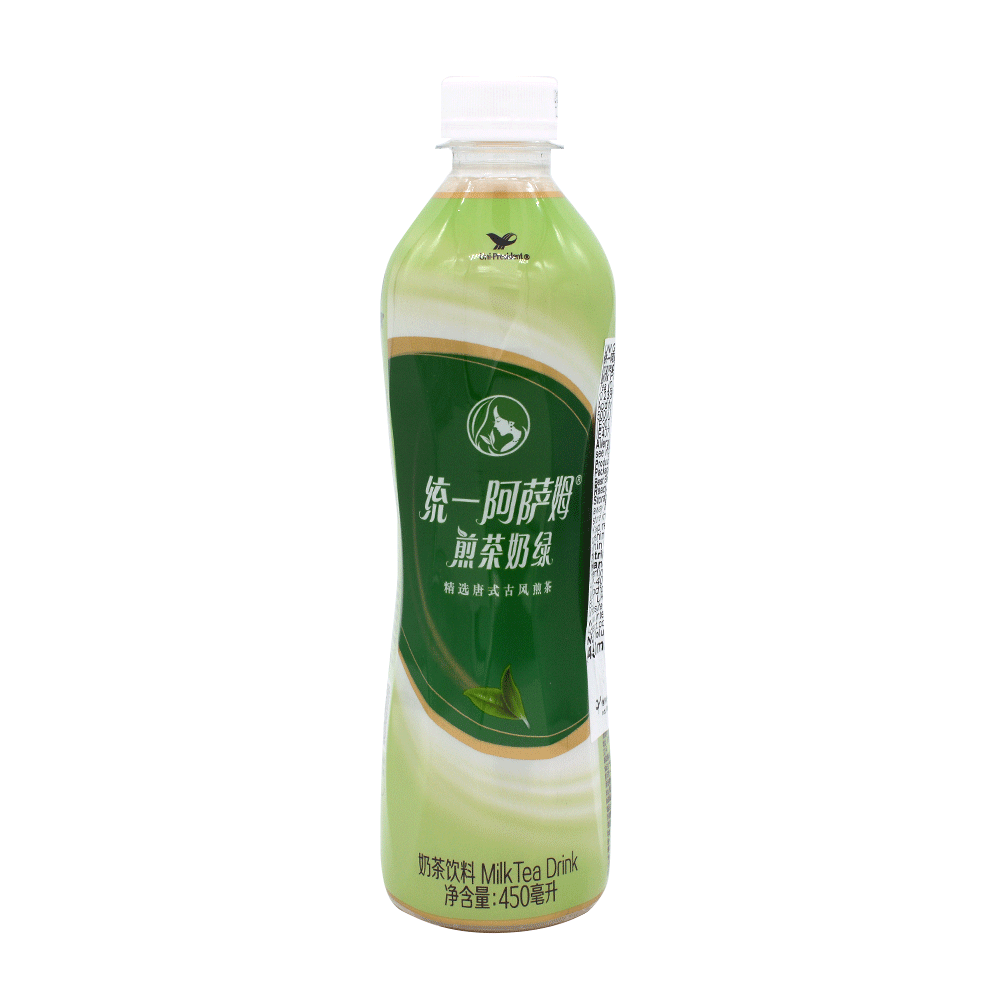 Unif Milk Tea Drink - Green Assam Flavor 450ml - Longdan Online Supermarket