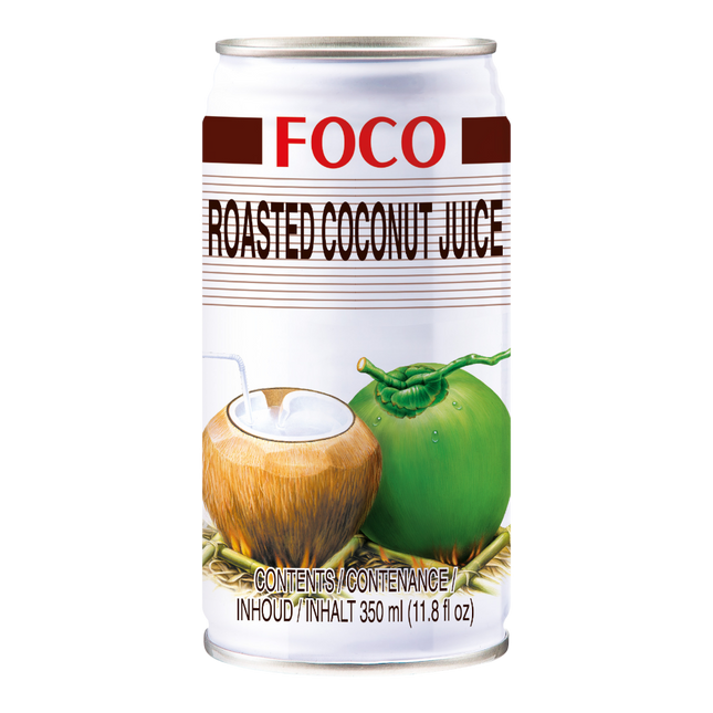 FOCO Roasted Coconut Juice 350ml (Case 12)