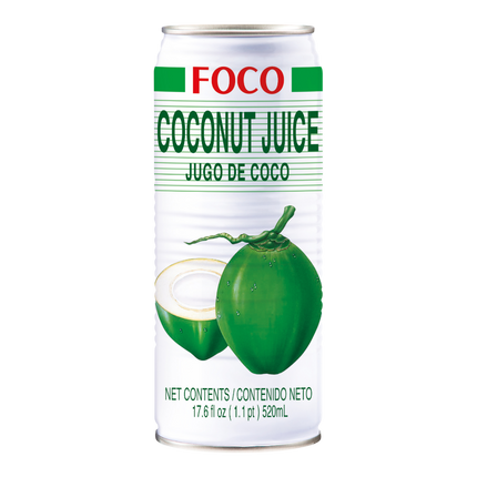 FOCO Coconut Juice 520ml (Case 12)