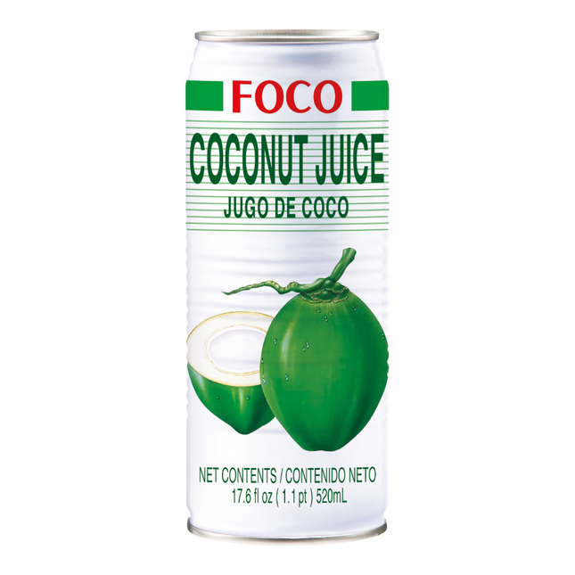 FOCO Coconut Juice 520ml (Case 12)
