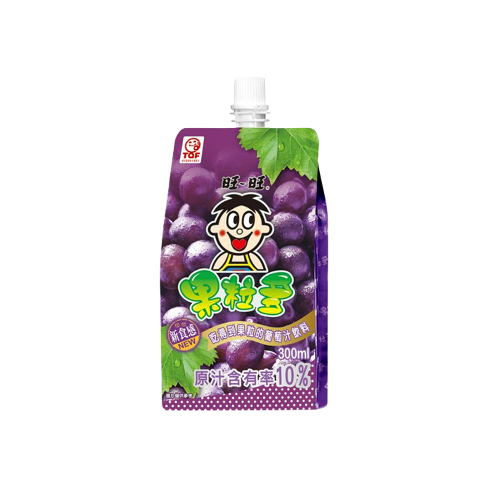 WANT WANT Fruity Juice Drink Grape Flavour 300ml (Case 24)