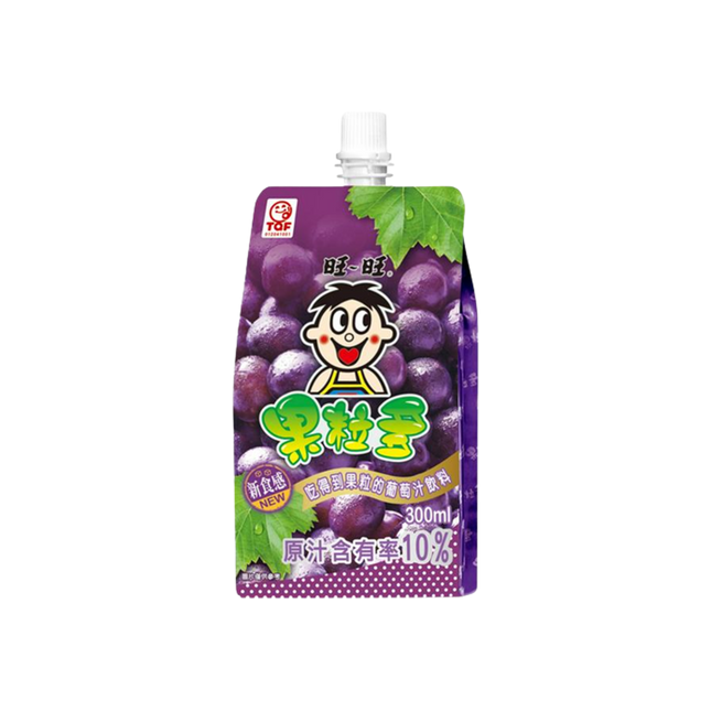WANT WANT Fruity Juice Drink Grape Flavour 300ml (Case 24)