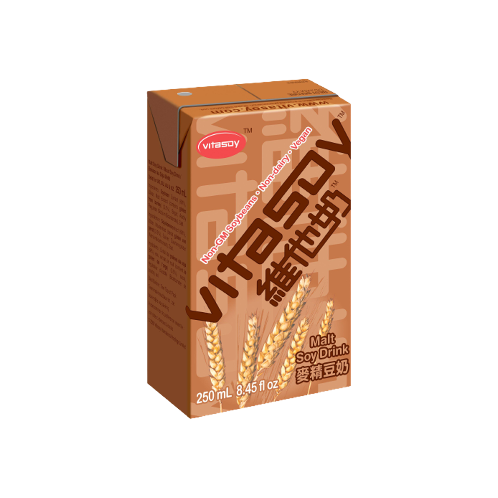 VITASOY Malt Soy Bean Drink 250ml (Case 48)