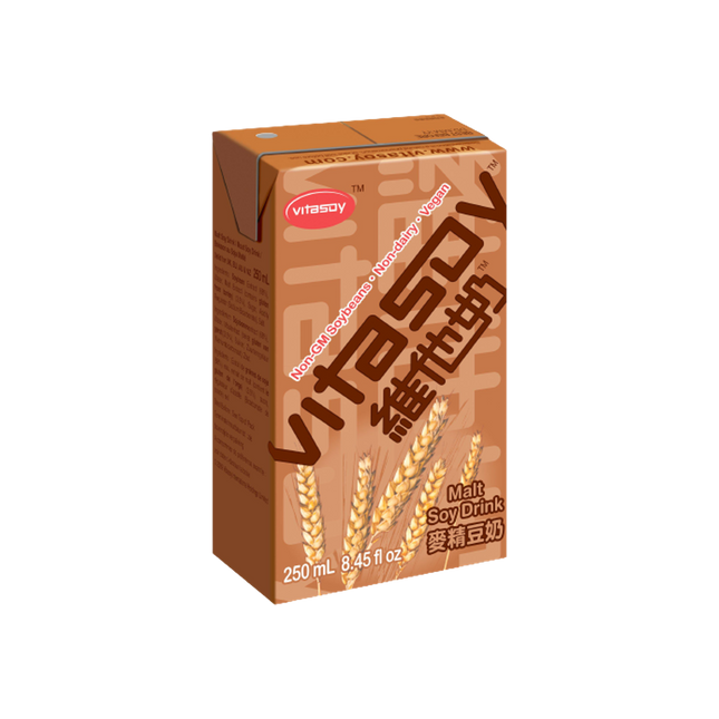 VITASOY Malt Soy Bean Drink 250ml (Case 48)