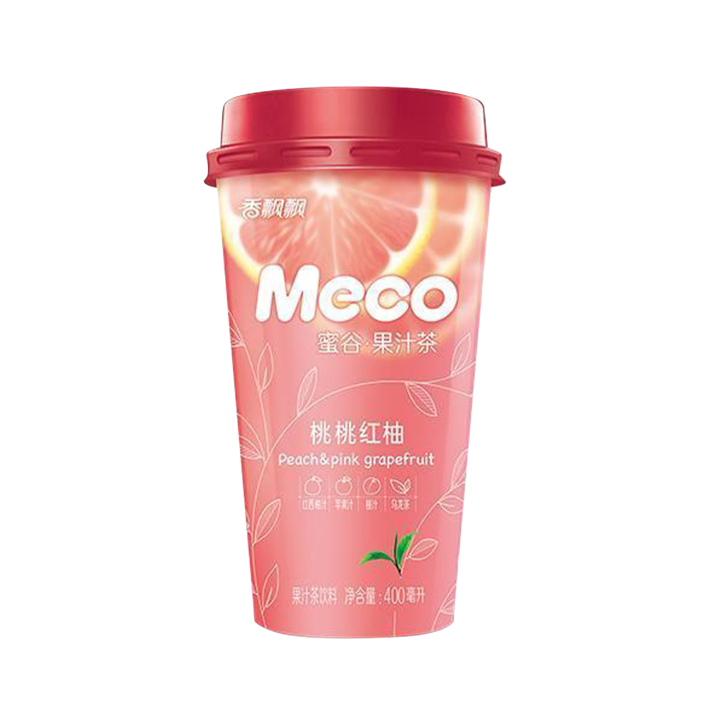 XIANG PIAO PIAO Meco Peach & Grapefruit Fruit Tea 400ml - Longdan Official Online Store