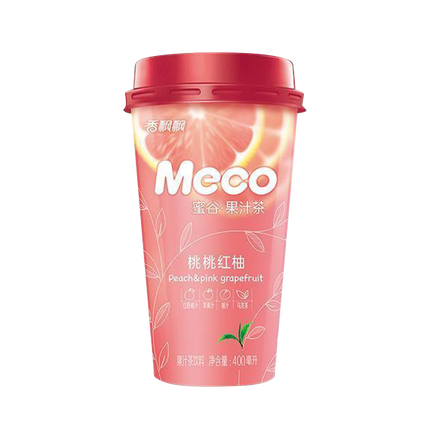 XIANG PIAO PIAO Meco Peach & Grapefruit Fruit Tea 400ml - Longdan Official Online Store