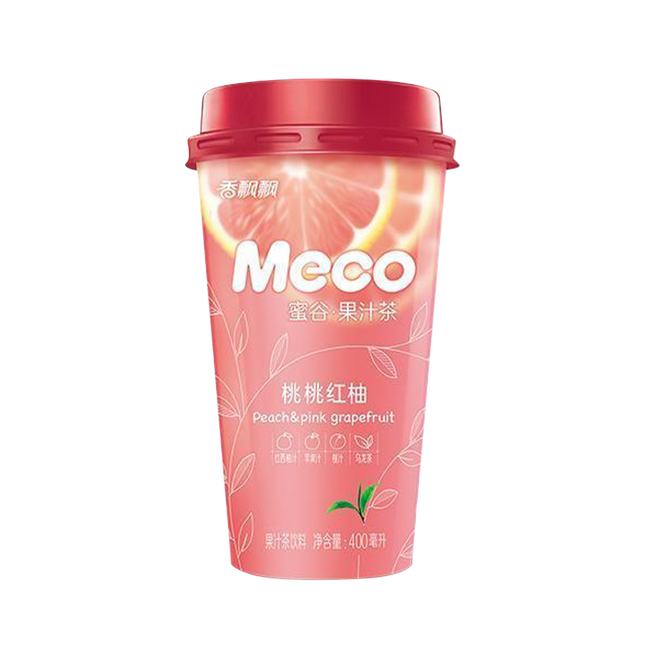 XIANG PIAO PIAO Meco Peach & Grapefruit Fruit Tea 400ml - Longdan Official Online Store