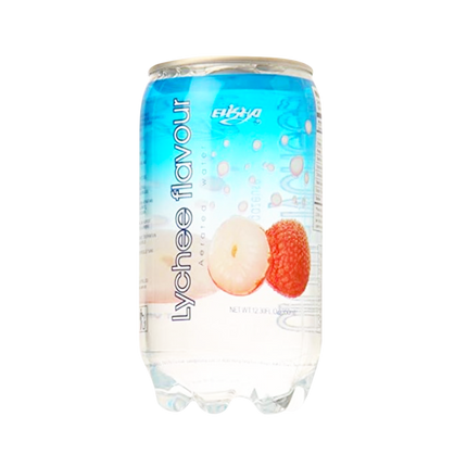 ELISHA AERATED Water Lychee Flv 350ml - Longdan Official