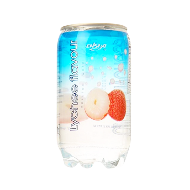 ELISHA AERATED Water Lychee Flv 350ml - Longdan Official