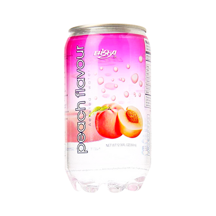 ELISHA AERATED Water Peach Flv 350ml - Longdan Official