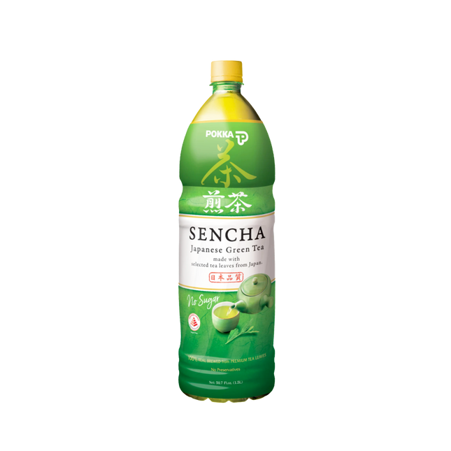 POKKA Sencha Green Tea No Sugar 1.5L - Longdan Official
