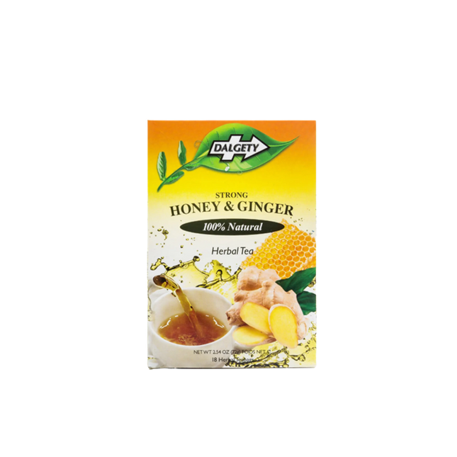 DALGETY Honey & Ginger Tea 72g (Case 6)
