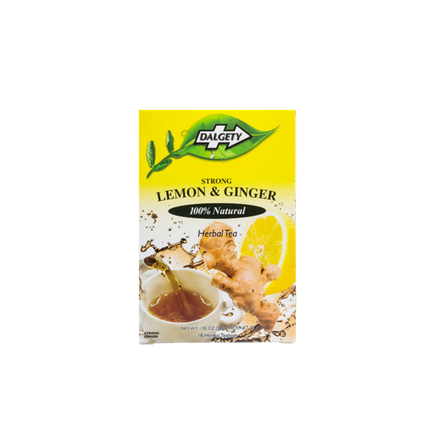 DALGETY Lemon & Ginger Tea 54g (Case 6)