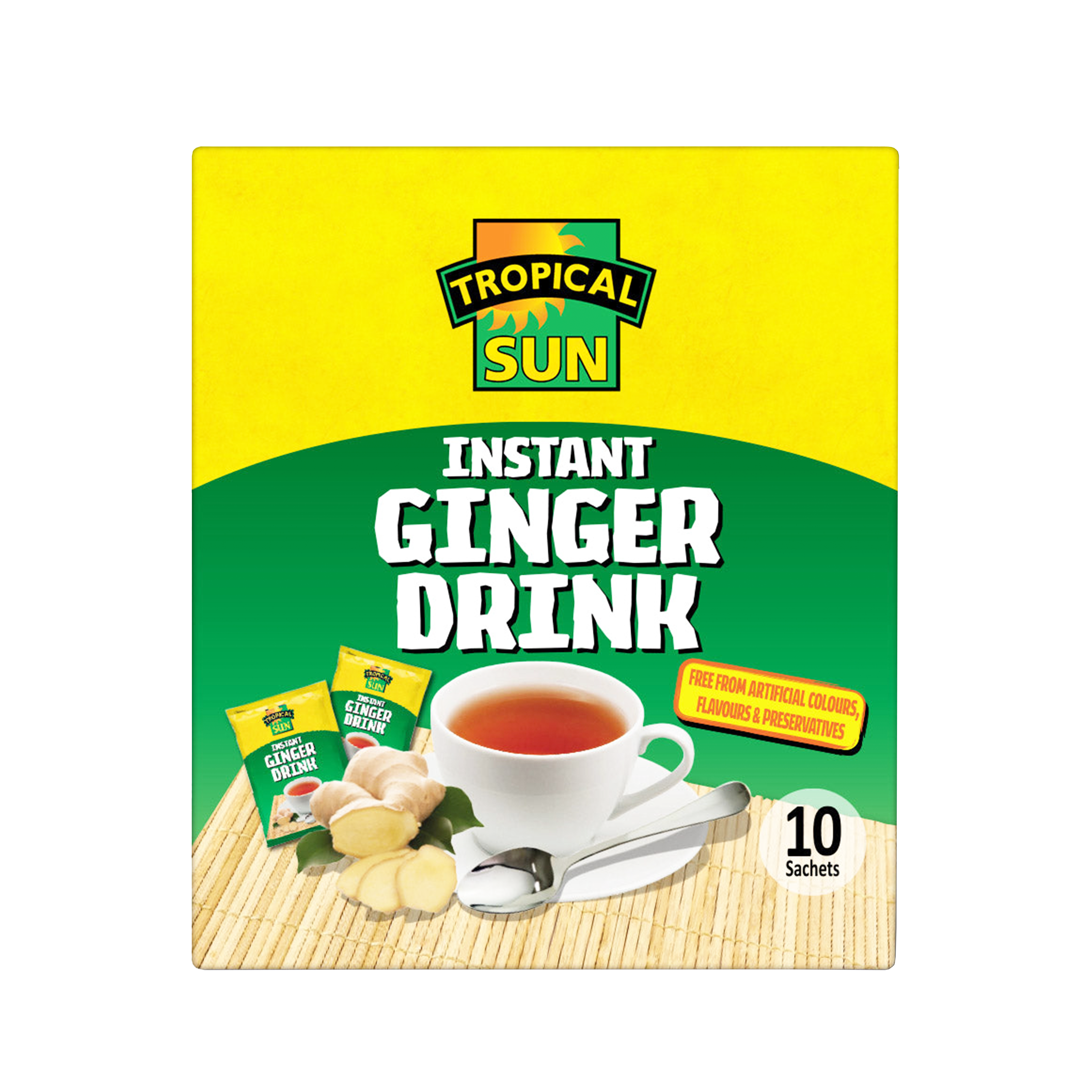 TROPICAL SUN Tea Instant Ginger 140G - Longdan Official