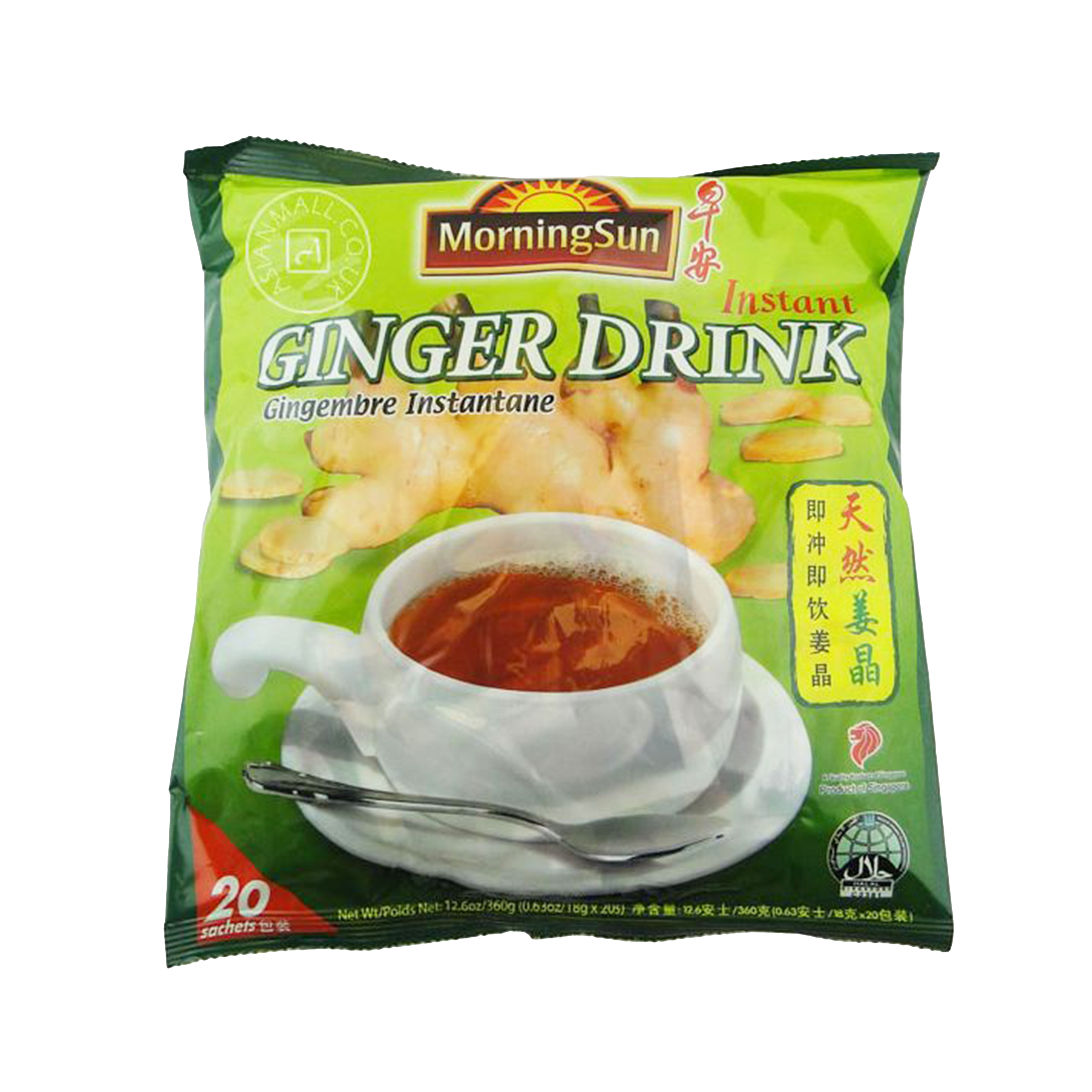 MORNING SUN Instant Gingertea 18g - Longdan Official