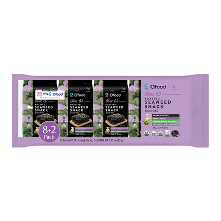 DS O'FOOD Seasoned Seaweed Olive 4g (Case 10)