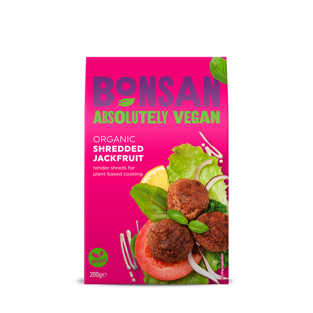 BONSAN ORG Plain Shredded Jackfruit  200g - Longdan Online Supermarket
