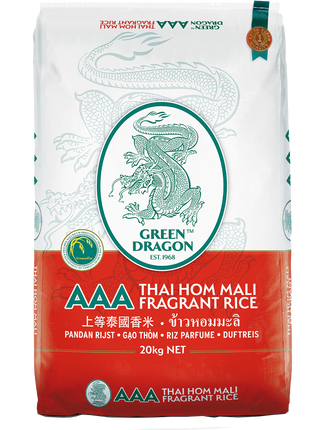 GREEN DRAGON Thai Fragrant Rice 20kg (Unit)