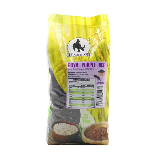 Longdan Royal Purple Rice 1KG (Gao Luc Tim Than) (Case 10)