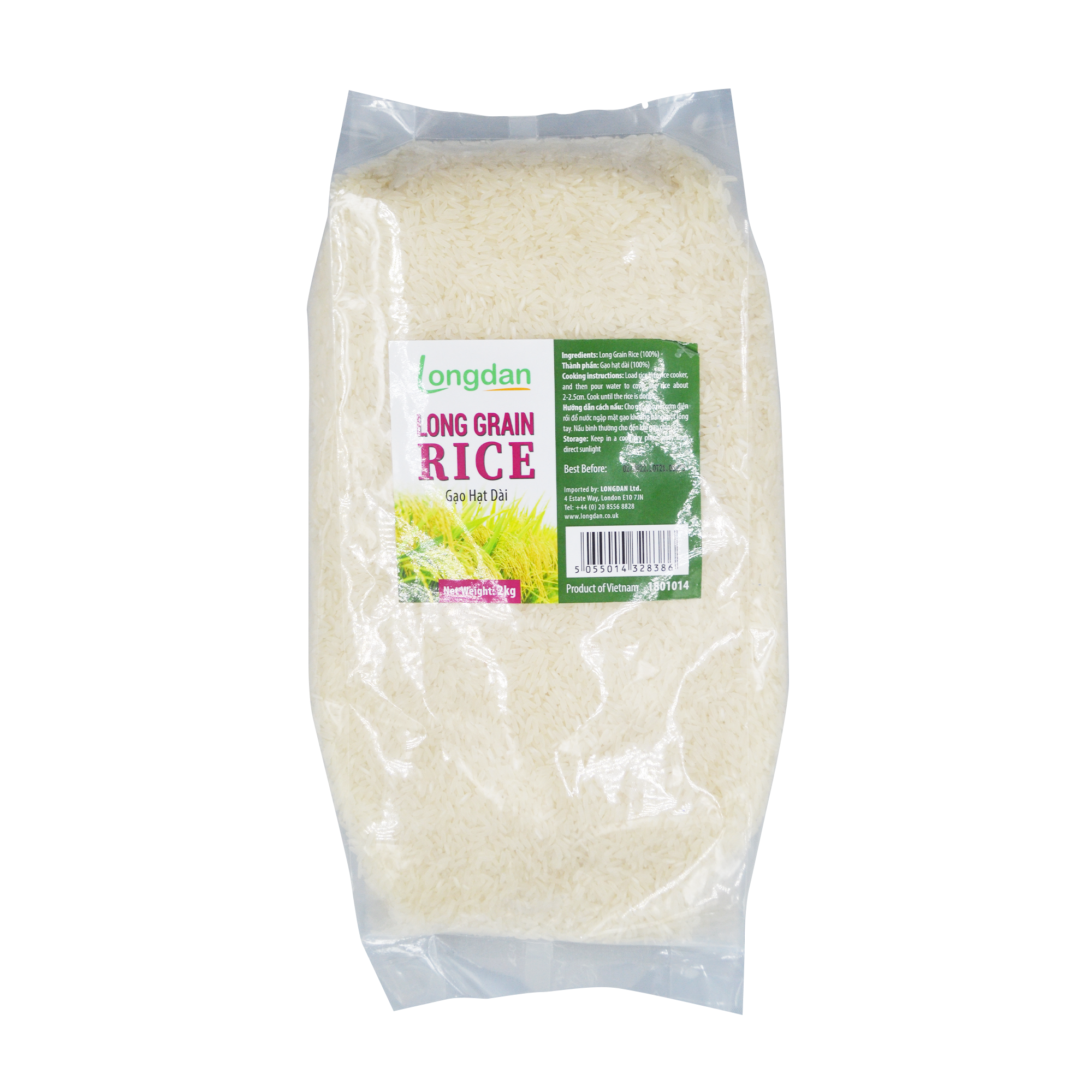 Long Grain Rice 2Kg (Case 5)